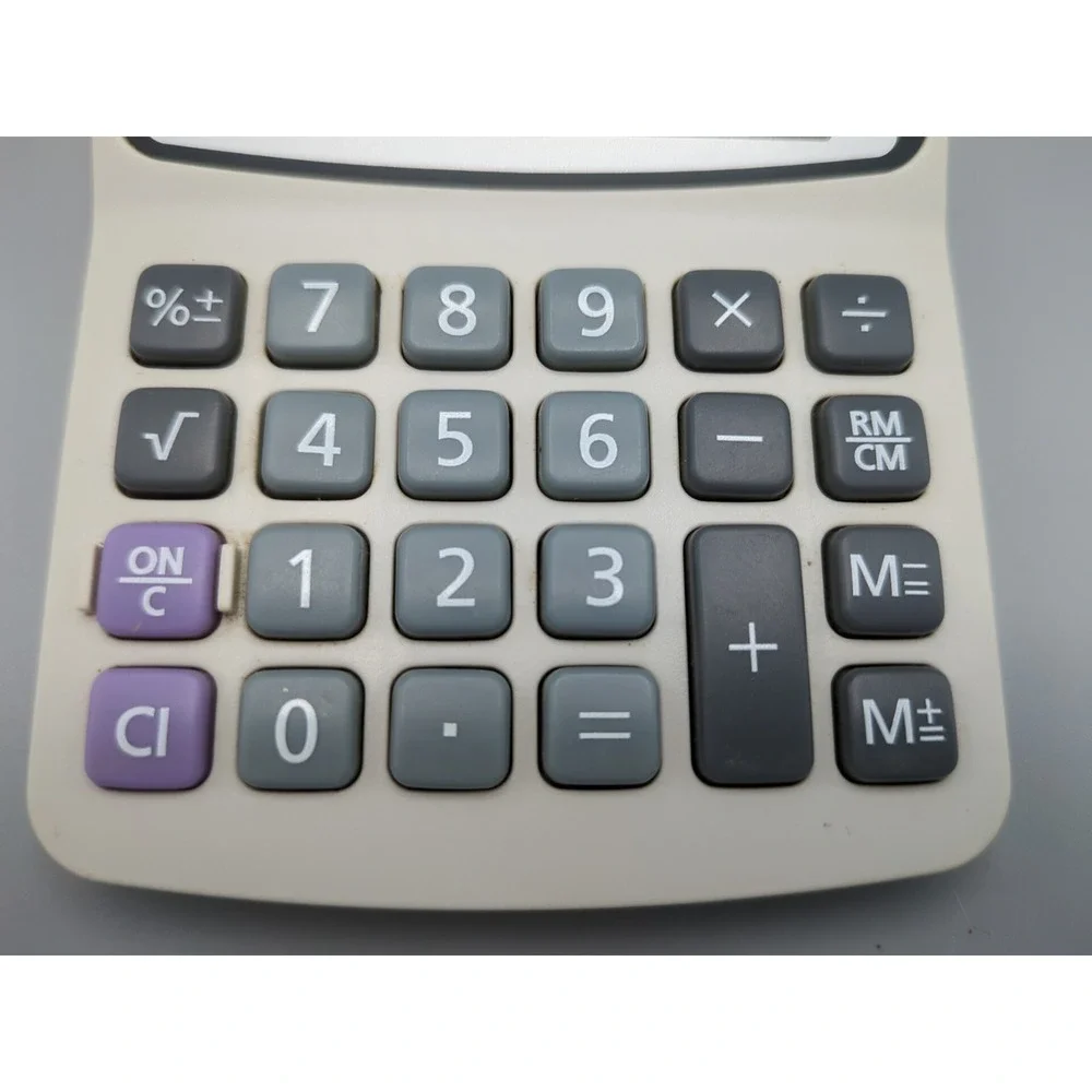 Canon LS82Z Minidesk Calculator Solar and Battery For Parts or not working‎